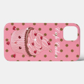 Koel, Amazing Pink Cup Cakes Case-Mate iPhone Case (Achterkant (horizontaal))