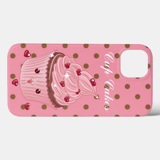 Koel, Amazing Pink Cup Cakes Case-Mate iPhone Case (Achterkant (horizontaal))