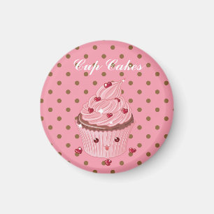 Koel, Amazing Pink Cup Cakes Magneet