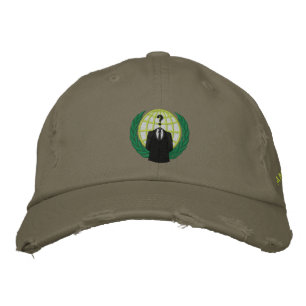 Koel anonieme Logo geborduurd Pet