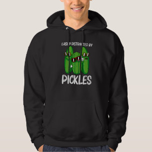 Koel Augurk Voor Mannen Vrouwen Augurk Voedsel Kom Hoodie
