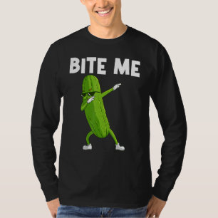 Koel Augurk Voor Mannen Vrouwen Grote Dill Komkomm T-shirt