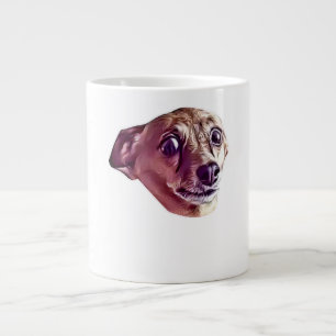 Koel Bang Chihuahua Schattig Grappig Meme Extra Grote Beker