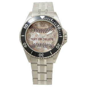 Koel  Baseball Watch JOUW TEKST of verwijder deze Horloge