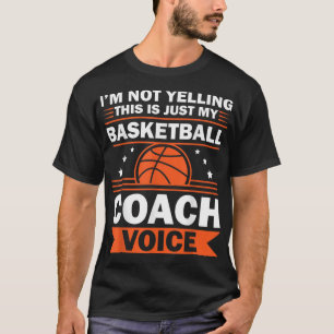 Koel Basketball Coach voor mannen Team Basketbal T-shirt