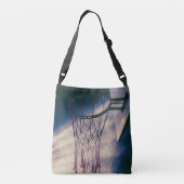 Koel Basketball-ontwerp Crossbody Tas (Achterkant)
