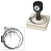 Koel Basketball-ontwerp Rubberstempel (Gestempeld)