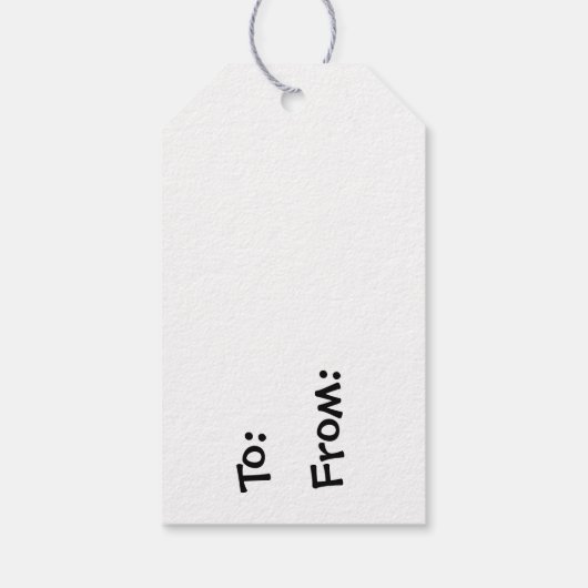 Koel beagle met zonnebril (driekleur 3) Grappig Cadeaulabel (Achterkant)