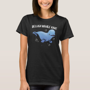 Koel Beluga walvis voor mannen paps orca walvis re T-shirt