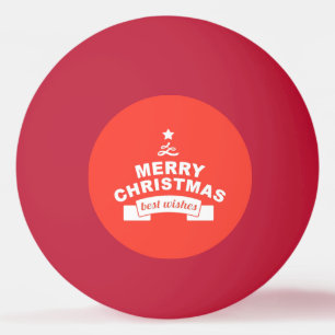 Koel beste wensen voor het spel pingpongballen