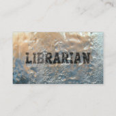 Koel bevroren Ice Librarian Visitekaartje (Voorkant)