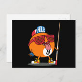Koel billiard negen bal briefkaart (Voorkant / Achterkant)