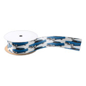 Koel blauw 1959 klassieke auto lint (Spoel)