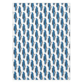 Koel blauw 1959 klassieke auto tafelkleed (Voorkant)