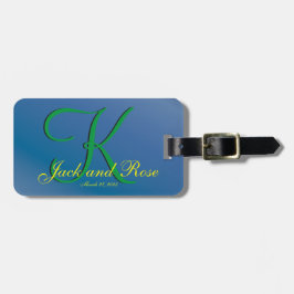 Koel Blauwe Bes Fantastische Budget Bagagelabel