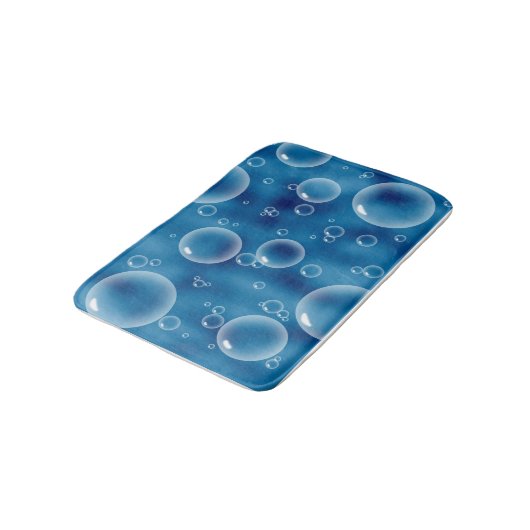 Koel blauwe bubbels Bath Mat (Gekanteld)