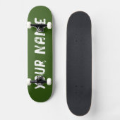 Koel bosgroen skateboard (Voorkant)