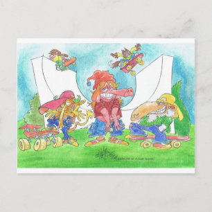 Koel. Briefkaart