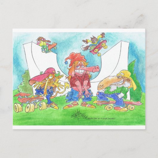 Koel. Briefkaart (Voorkant)