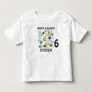 Koel buitenruimteresstronauten en raketten op zate kinder shirts