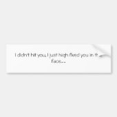 Koel Bumpersticker! Bumpersticker (Voorkant)