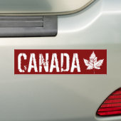 Koel Canada Bumpersticker — Afdrukmanleder (Op auto)