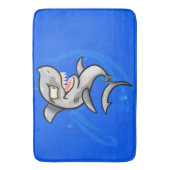Koel Cartoon Shark Badmat (Voorkant Verticaal)