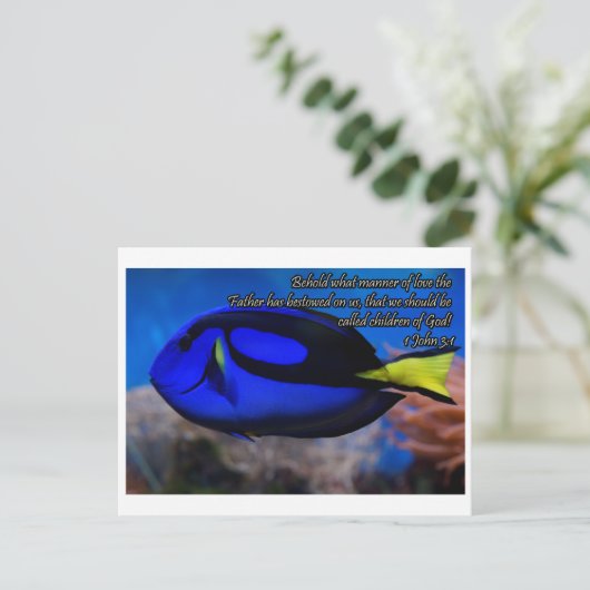 Koel Christelijke Bijbelprijzen Inspirerend Gezegd Briefkaart (Staand voorkant)