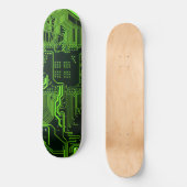 Koel Computerprintplaat Groen Skateboard (Voorkant)