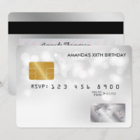 Koel creditcard verjaardagsfeestje