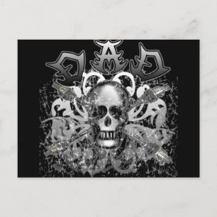 Koel DAD in Tshirts met zware metalen stijl en cad Briefkaart