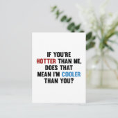 Koel dan jij briefkaart (Staand voorkant)