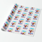 Koel de 4e uit cadeaupapier (Uitgerold)