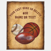 Koel de Aangepaste  markt voor kijksport Fleece Deken (Voorkant)