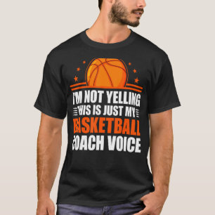 Koel de Basketball Coach voor team Basketball coac T-shirt
