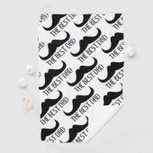 Koel de beste Vaderdag van de zwarte vader Golfhanddoek (Insitu)