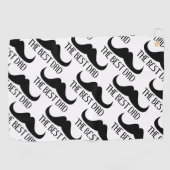 Koel de beste Vaderdag van de zwarte vader Golfhanddoek (Horizontaal)