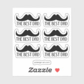 Koel de beste Vaderdag van de zwarte vader Sticker (Vel)