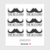 Koel de beste Vaderdag van de zwarte vader Sticker (Vel)