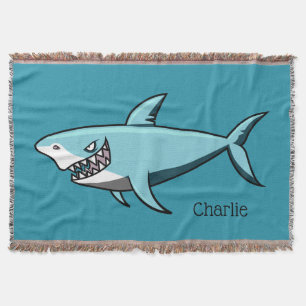 Koel de douanenaam van de Shark gooit dekens Deken