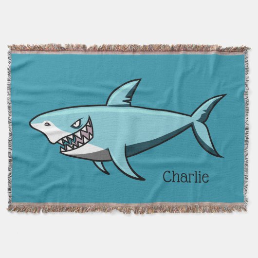 Koel de douanenaam van de Shark gooit dekens Deken (Voorkant)