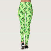 Koel de leuke groene top die Shamrocks St. Patrick Leggings (Achterkant)