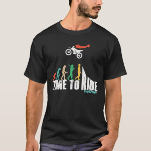 Koel de motorfiets van Enduro MX-wastijd om Mo te  T-shirt