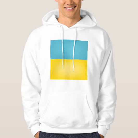 Koel de vlag van Oekraïne Hoodie (Voorkant)