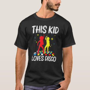 Koel Disco voor kinderen jongens 70-80-seconden na T-shirt