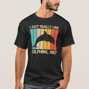 Koel dolfijn voor mannen Dolphins Beluga Whale S T-shirt
