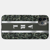 Koel donkergroen camouflage iPhone 11 Pro Max hoes (Achterkant (horizontaal))