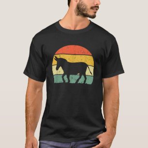 Koel Donkey voor mannen Mannen Mule Horse Dierenvr T-shirt