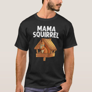Koel eekhoorn voor vrouwen Mam Chipmunk Zookeeper T-shirt