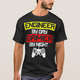Koel een technicus voor de dagelijkse gamer bij de t-shirt